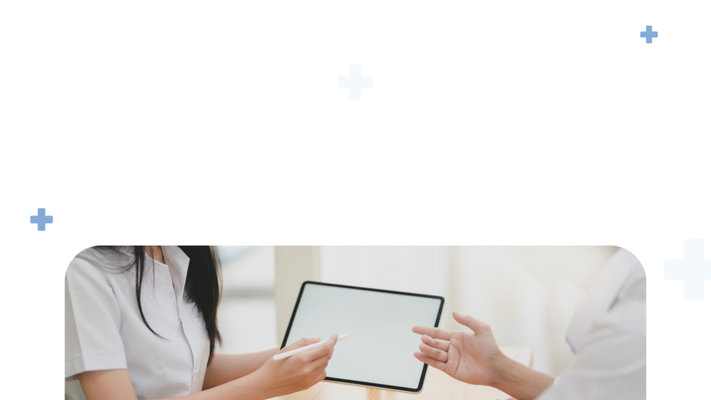 white blue modern medical healthcare presentation