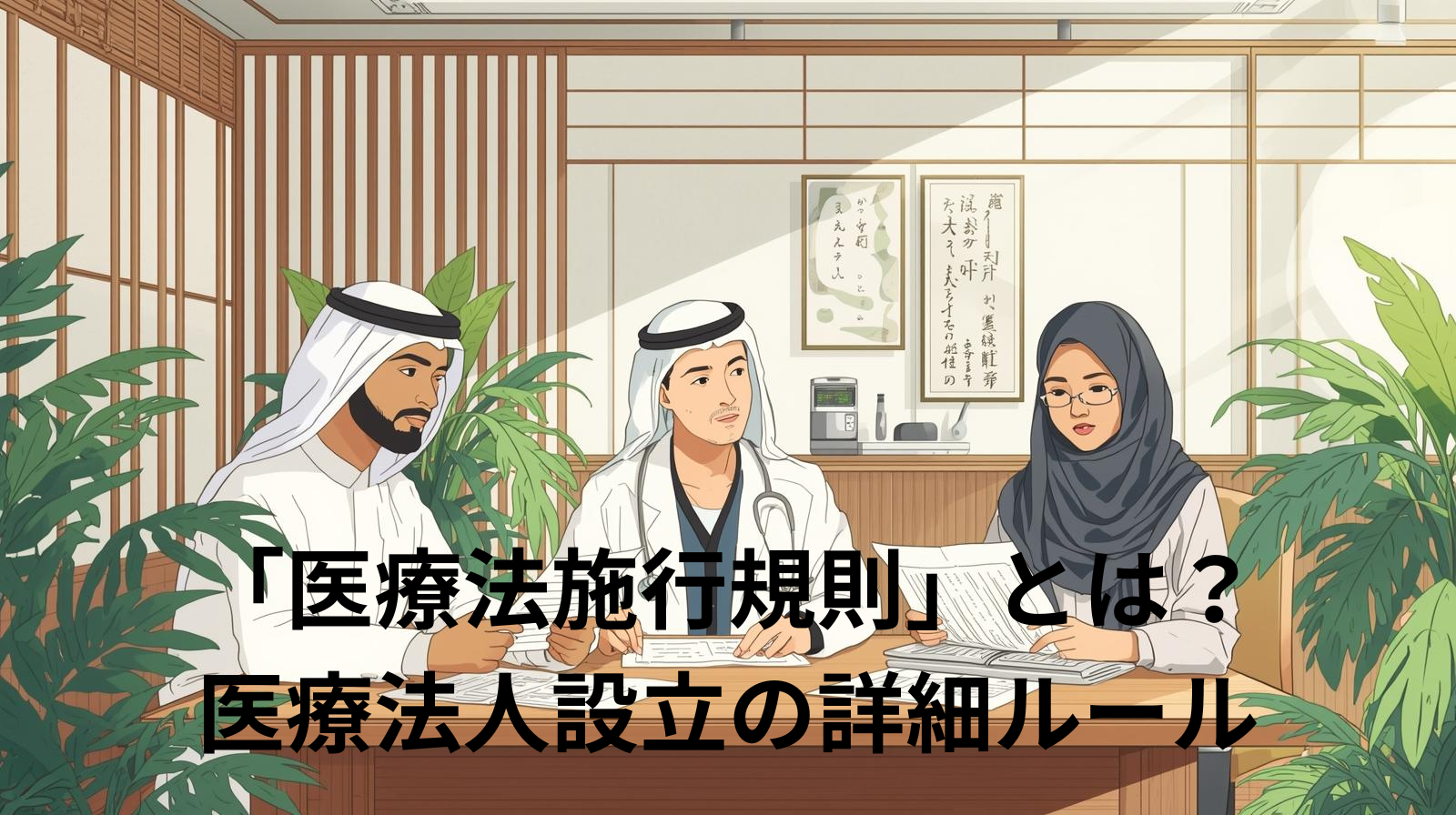 「医療法施行規則」とは？ 医療法人設立の詳細ルール